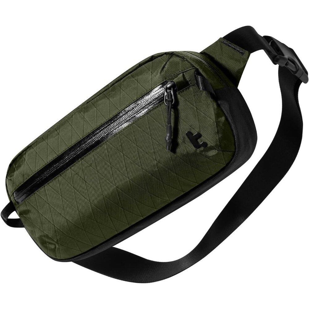 〽️Men Crossbody Bag Green Casual Minimalist Chest Shoulder Pack Lightweight